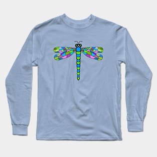 COLORFUL Dragonfly Wings - Dragonfly Art Long Sleeve T-Shirt